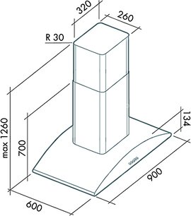 Вытяжка Falmec Elite isola 90 ix (800) ECP фото 4 в Казани и Татарстане