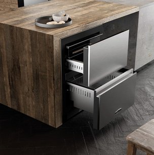 Встраиваемый конвертируемый холодильник Signature Kitchen Suite SKSUD2402P фото 4 в Казани и Татарстане