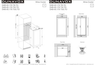 Винный шкаф Дунавокс DAB-65.178TW.TO фото 3 в Казани и Татарстане Винный шкаф Dunavox DAB-65.178TW.TO фото 3 в Казани и Татарстане
