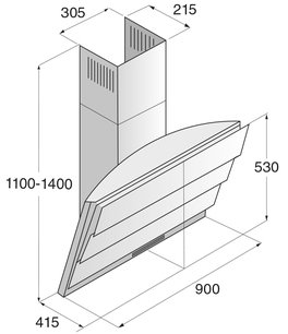 Вытяжка Asko CW4924 B фото 4 в Казани и Татарстане