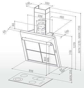 Вытяжка Фабер Matrix EG10 X A90 Active фото 3 в Казани и Татарстане Вытяжка Faber Matrix EG10 X A90 Active фото 3 в Казани и Татарстане