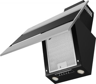 Кухонная вытяжка MAUNFELD Bridge 50 нержавеющая сталь\черное стекло фото 3 в Казани и Татарстане