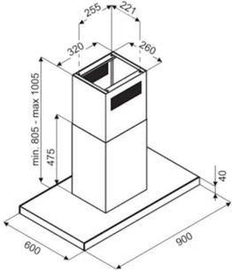 Вытяжка Де Дитрих DHI2963B фото 4 в Казани и Татарстане Вытяжка De Dietrich DHI2963B фото 4 в Казани и Татарстане