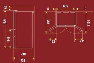 Холодильник Mitsubishi Electric MR-WXR627Z-W-R фото 3 в Казани и Татарстане