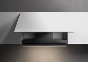 Вытяжка Фалмек Virgola Touch NRS 90 black (900) фото 2 в Казани и Татарстане Вытяжка Falmec Virgola Touch NRS 90 black (900) фото 2 в Казани и Татарстане