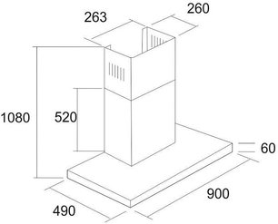 Вытяжка Falmec Plane GREEN TECH 90 inox wall фото 3 в Казани и Татарстане
