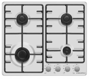 Газовая варочная панель MAUNFELD EGHE.64.3STS-EW фото 2 в Казани и Татарстане Газовая варочная панель MAUNFELD EGHE.64.3STS-EW фото 2 в Казани и Татарстане