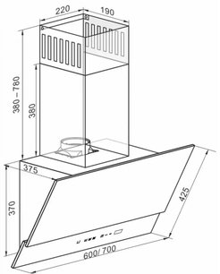 Вытяжка Kaiser AT 7410 FR Eco фото 4 в Казани и Татарстане