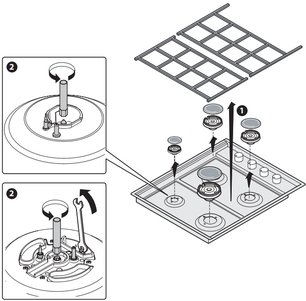 Газовая варочная панель Barazza 1PLB3T фото 2 в Казани и Татарстане