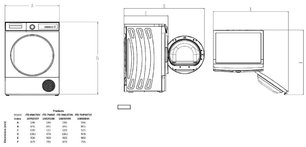 Сушильная машина Jacky`s JTD 9WL0T3N фото 3 в Казани и Татарстане