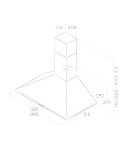 Вытяжка Elica TAMAYA RAIL CRBR/A/90 фото 4 в Казани и Татарстане