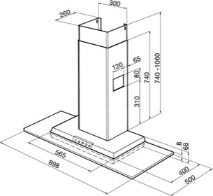 Вытяжка Smeg KSEV97X2 фото 4 в Казани и Татарстане