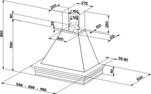 Вытяжка Faber RANCH 120 WH SC H-EP корпус белый фото 3 в Казани и Татарстане