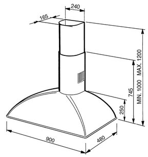 Вытяжка Smeg KSE89D2 фото 3 в Казани и Татарстане
