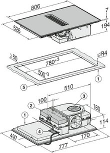 Варочная панель с вытяжкой Miele KMDA 7272 FR-U фото 4 в Казани и Татарстане