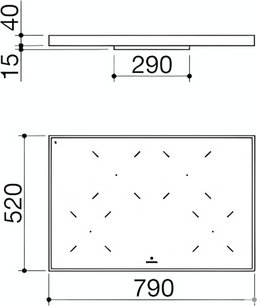 Индукционная варочная панель Barazza 1PKC80N фото 4 в Казани и Татарстане