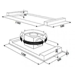 Встраиваемая вытяжка Kuppersbusch EDL 12750.0 WGE фото 2 в Казани и Татарстане