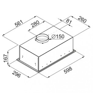 Встраиваемая кухонная вытяжка MAUNFELD Fantasy 1000ST 60 черное стекло фото 3 в Казани и Татарстане
