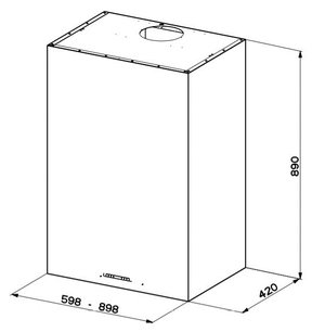 Вытяжка Фабер CUBIA PLUS EV8 X A60 фото 4 в Казани и Татарстане Вытяжка Faber CUBIA PLUS EV8 X A60 фото 4 в Казани и Татарстане