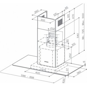 Вытяжка Фабер NICE X/V A60 фото 2 в Казани и Татарстане Вытяжка Faber NICE X/V A60 фото 2 в Казани и Татарстане