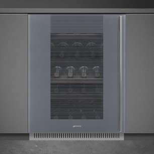 Встраиваемый винный холодильник Смег CVI138LS3 фото 3 в Казани и Татарстане Встраиваемый винный холодильник Smeg CVI138LS3 фото 3 в Казани и Татарстане