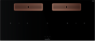 Индукционная варочная поверхность с вытяжкой Kuppersbusch KMI 12850.0 SR-E Copper фото в Казани и Татарстане