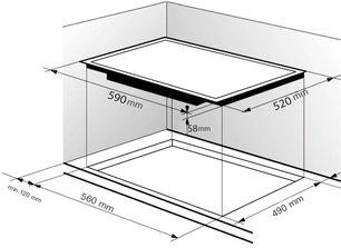 Варочная панель Zigmund Shtain CIS 027.60 BX фото 2 в Казани и Татарстане