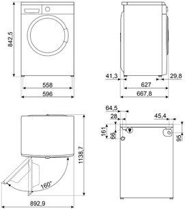 Стиральная машина Смег WM3T24RU фото 4 в Казани и Татарстане Стиральная машина Smeg WM3T24RU фото 4 в Казани и Татарстане