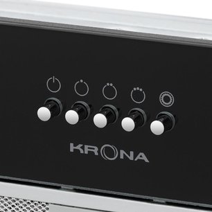Встраиваемая вытяжка Krona ELISA 600 GLASS BLACK PB фото 2 в Казани и Татарстане Встраиваемая вытяжка Krona ELISA 600 GLASS BLACK PB фото 2 в Казани и Татарстане