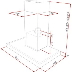 Вытяжка Teka DPL 90 STAINLESS STEEL фото 2 в Казани и Татарстане