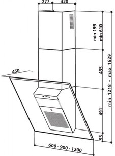 Вытяжка De Dietrich DHD 790 GB фото 3 в Казани и Татарстане