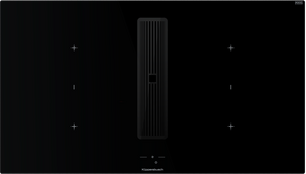 Индукционная варочная поверхность с вытяжкой Kuppersbusch KMI 9850.1 SR-E Black Chrome фото в Казани и Татарстане