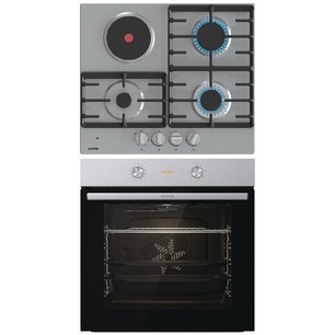 Gorenje (варочная панель GE681X + духовой шкаф BO6717E03X) фото в Казани и Татарстане