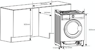 Встраиваемая стиральная машина Korting KWMI 14IS94 фото 4 в Казани и Татарстане