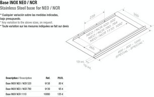 Встраиваемая вытяжка Pando NEO/78 INOX V. 830 SEC фото 3 в Казани и Татарстане