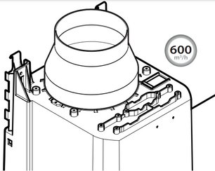 Вытяжка Falmec MERCURIO EVO 60 фото 4 в Казани и Татарстане