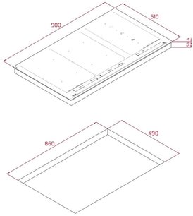 Индукционная варочная панель Teka IZF 99700 MST BLACK фото 2 в Казани и Татарстане