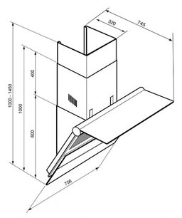 Вытяжка Smeg KTS75BC фото 2 в Казани и Татарстане