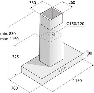 Островная вытяжка Asko CI4176 S фото 4 в Казани и Татарстане