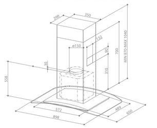 Вытяжка Фабер Tratto Isola/SP EG8 X/V A90 фото 4 в Казани и Татарстане Вытяжка Faber Tratto Isola/SP EG8 X/V A90 фото 4 в Казани и Татарстане