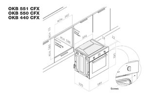 Духовой шкаф Кертинг OKB 551 CFX фото 4 в Казани и Татарстане Духовой шкаф Korting OKB 551 CFX фото 4 в Казани и Татарстане