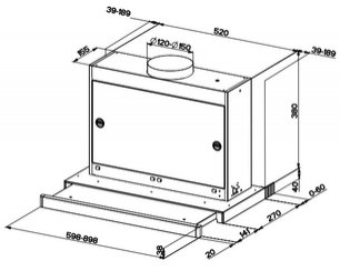 Вытяжка Фабер Omnia GR/X A60 фото 2 в Казани и Татарстане Вытяжка Faber Omnia GR/X A60 фото 2 в Казани и Татарстане