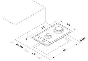 Варочная панель Zigmund Shtain GN 43.31 S фото 3 в Казани и Татарстане