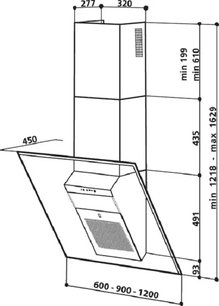 Вытяжка De Dietrich DHD 497 XE 1 фото 4 в Казани и Татарстане