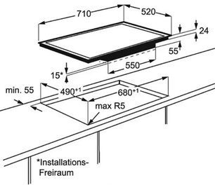Варочная панель AEG HK764401PB фото 3 в Казани и Татарстане