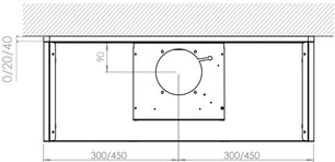 Встраиваемая вытяжка Pando TIS/90 CR.BLANCO V.850 фото 3 в Казани и Татарстане