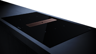 Индукционная варочная панель с вытяжкой Kuppersbusch KMI 9350.0 SR Copper фото 3 в Казани и Татарстане