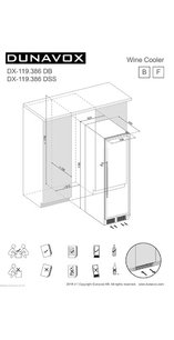 Винный шкаф Дунавокс DX-119.386DSS фото 3 в Казани и Татарстане Винный шкаф Dunavox DX-119.386DSS фото 3 в Казани и Татарстане