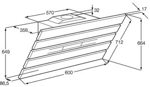 Вытяжка AEG X66453BV0 фото 2 в Казани и Татарстане
