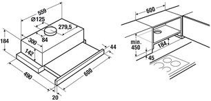 Встраиваемая вытяжка Kuppersbusch DEF 6300.0 E фото 2 в Казани и Татарстане